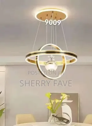 Modern LED Ring Crystal Chandelier Ceiling Light