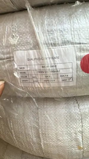 6mm Single Flex White Copper 1500V