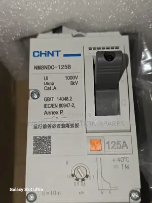 Chint DC McCb | Nm8ndc-125b TM 125A 2p | Circuit Breaker