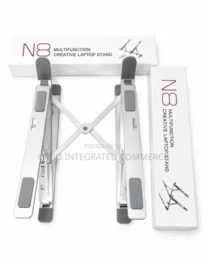 N8 Foldable Laptop Stand N8 - 17.3" - Silver