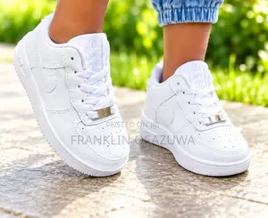 Premium Kids' White Low-Top Sneakers – Everyday Casual School Shoes