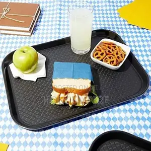 Antiskid Plastic Restaurant, Canteen Fast Food Serving Tray