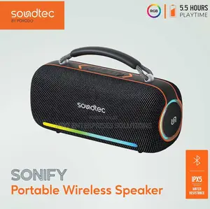 Porodo Soundtec Sonify Portable Wireless Speaker - Black