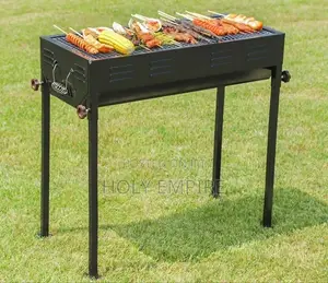 Portable Charcoal BBQ Grill Thickened Outdoor Camping Barbecue