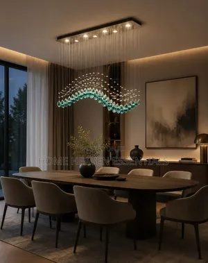 Luxury Bluestone Crystal Chandelier