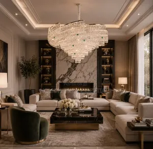 Luxury Living Room Crystal Chandelier