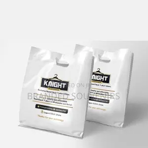 100 Units of Giant Branded Plastic Bags/Nylon Bags With 2 Color Prints