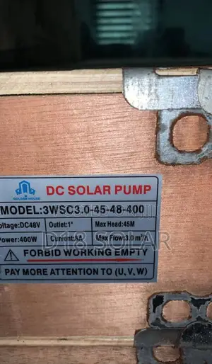 0.5hp 48m 48v 400w Golden House Solar Pump
