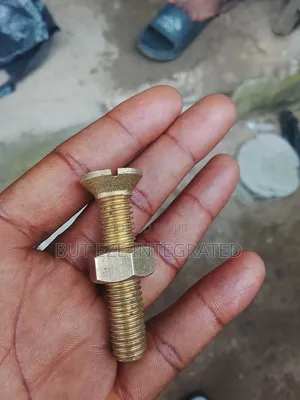 Bolt and Nut Thread M8x50 C S K Brass
