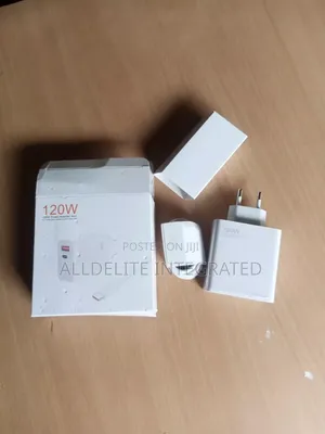 120W Fast Charger | USB-C + USB-A | High-Speed Charging Adapter
