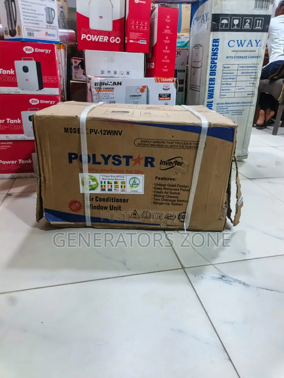 Polystar Window Air Conditioner With Stable Voltage Performance