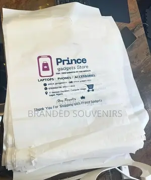 100 Units of Branded 2-Color Plastic Bags/Nylon Bags