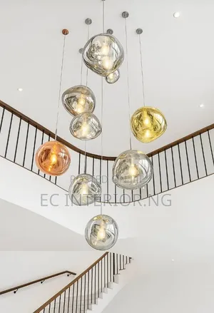 Nordic LED PVC Lava Pendant Lamp