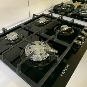 Polystar 4 Burner Glass Cooker