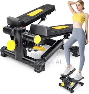Authentic Mini Stepper Machine With Colorful Display and Pull Up Rope