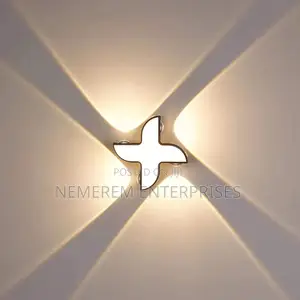 Creative Pinwheel 4-Way LED Wall Light - Modern Cross Light Sconce