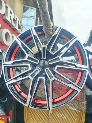 Brand New 16" Luxury Sport Alloy Rims – Black, Silver Red Inner Lip