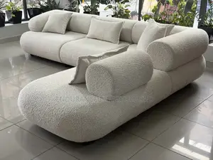 Modern L-Shaped Sofa Made With Premium BOKU Material,