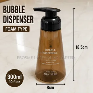 300ml Foam Soap Dispenser Bottle With Locking Pump – Refillable