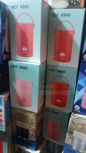 Hot King Premium Stainless Steel Vacuum Insulated Food Flask - 1100ml