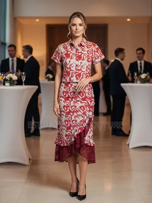 Ankara Design Skirt and Blouse