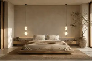 Nordic Three Ball Bedside Contemporary Drop Light