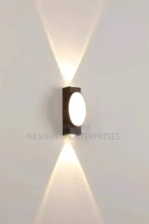 Modern Oval LED Wall Light - Decorative Up Down Wall Sconce