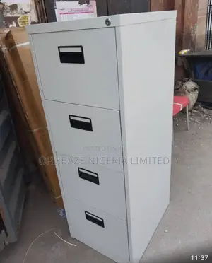 Metal Office Filing Cabinet - 4-Drawer