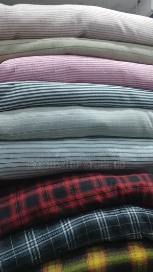Flower and Stripes Linen Materials