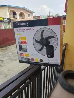 Powerful Breeze Century 18inch Wall Mounted Rechargeable Fan