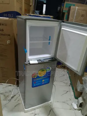 Polystar Double Door Fridge With Top Freezer