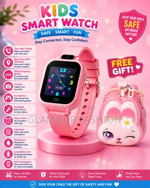 Kids GPS Smart Watch + FREE Piggy Bank + FREE Nationwide Delivery