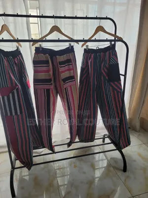 Premium Aso Oke Pant for All Occasions. Pink Colors