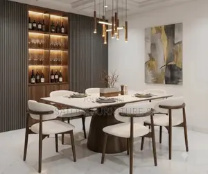 Mable Top Dining Table and Chairs