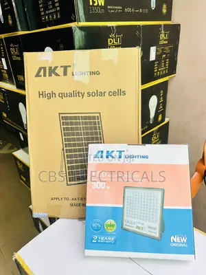 AKT 300W LED Solar Flood Light With Separate Panel