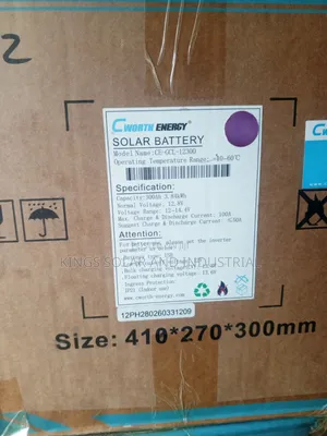3.8kwh 12v Cworth Solar Battery