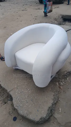White Single Sofa Chair