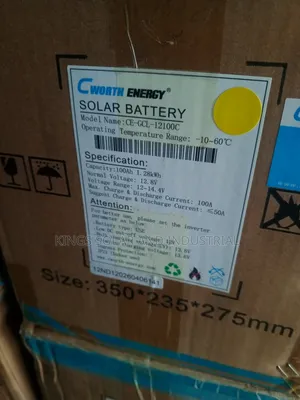 1.28kwh Cworth 12.8v Lithium Battery