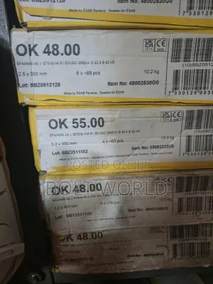Esab Welding Electrode E7018 Ok55 2.5x350 PTKS 1.7kg