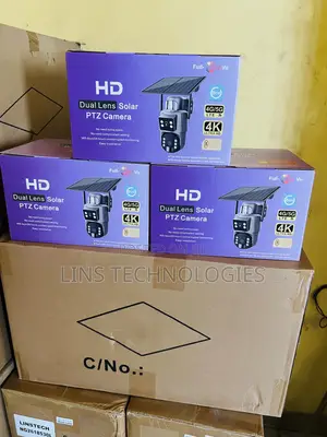 Ubox Dual Lens Solar PTZ 4g Camera