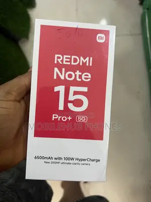 New Xiaomi Redmi Note 15 Pro+ 512 GB Black