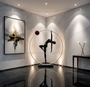 Luxury Humanoid Art Deco Floor Lamp