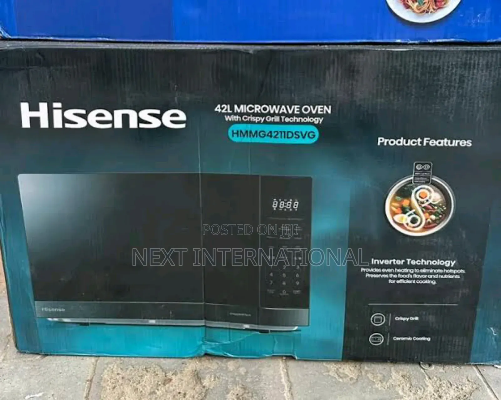 Hisense Microwave 42L Inverter With Grill Function