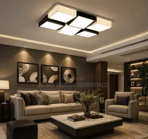 Luxury Living Room Flush Chandelier