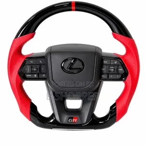 Lexus Carbon Fiber Sport Steering Wheel With Red 12 O'Clock Marker