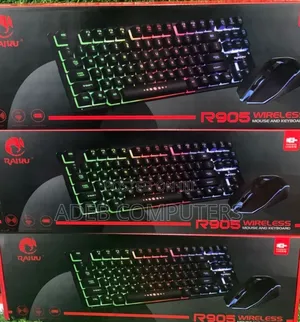Wireless Keyboard Light and Mouse