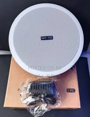 Sky-Tec 30watt Active Single Bluetooth Ceiling Speaker With AC Adaptor