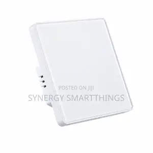 C-Smart Zigbee 1 Gang Button Switch With Alexa- Google Assistant White
