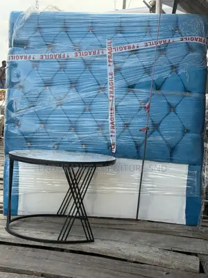 Blue Velvet Bed Frame  Available for Immediate Pick Up.
