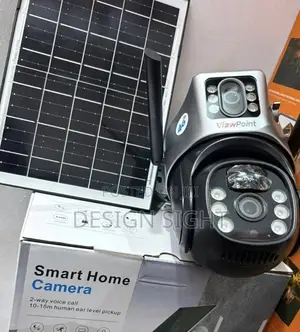 PTZ 4g Solar Dual Lens CCTV Camera-Wireless, Night Vision